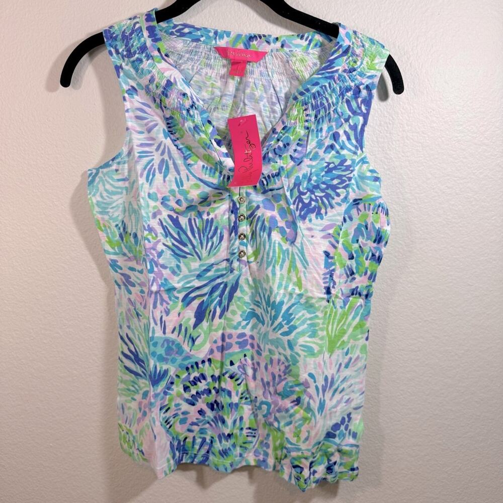 NWT LILLY PULITZER Women's Shell of a Party Tank